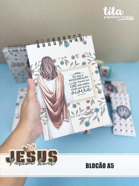Jesus Páscoa Real - Blocão A5