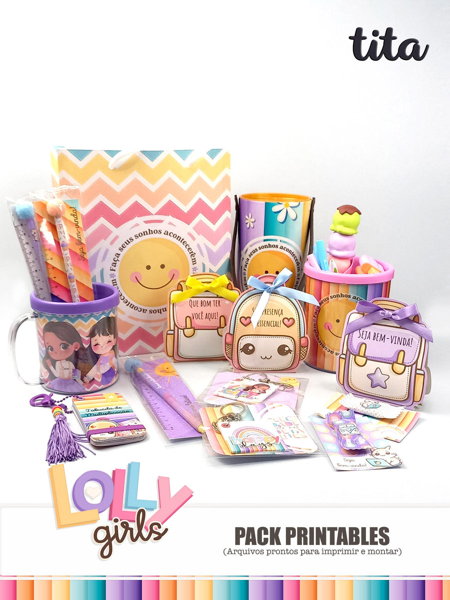 Lolly Girls - Pack Printables – Tita Estúdio Criativo