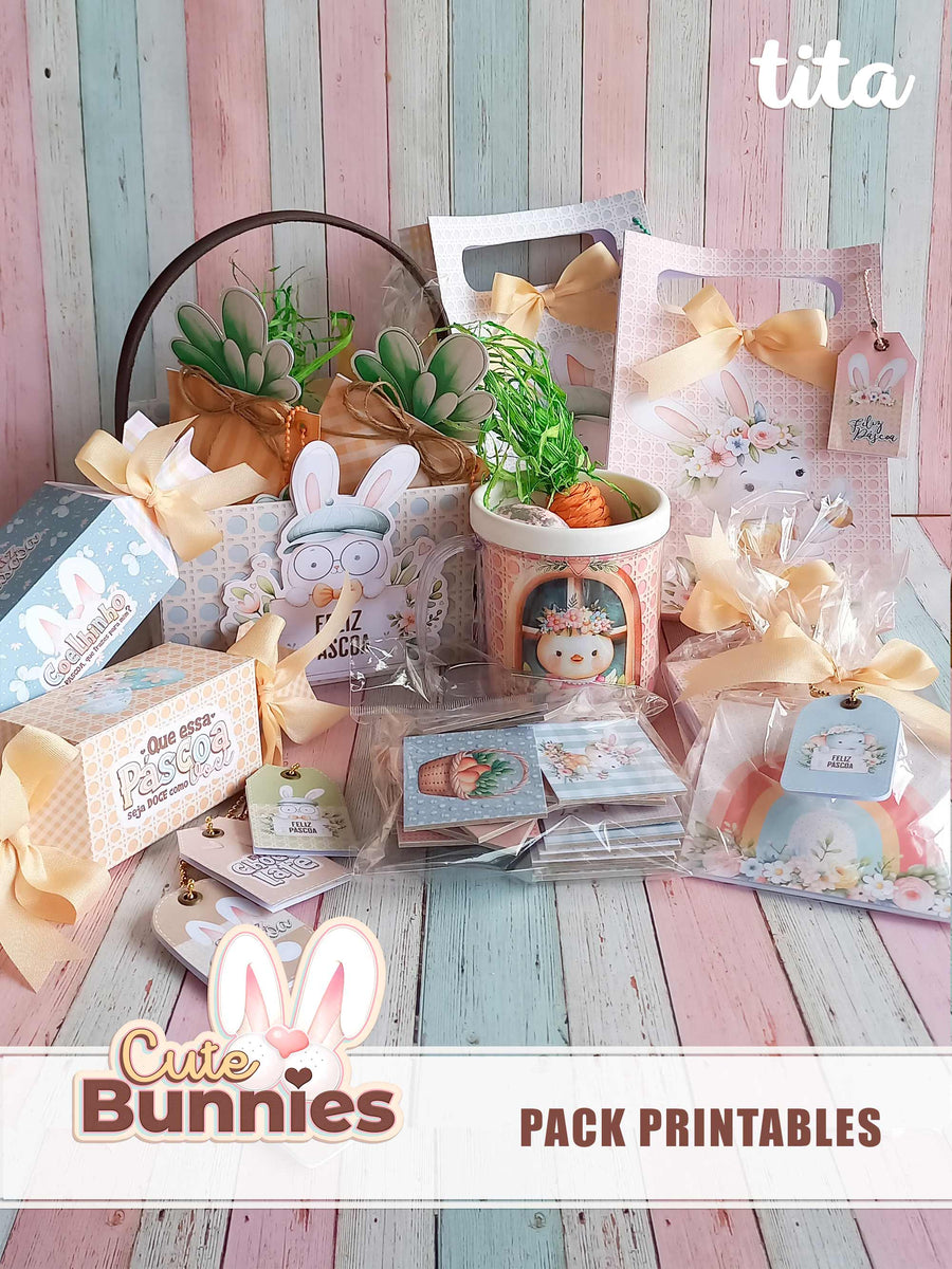 Cute Bunnies - Pack Printables – Tita Estúdio Criativo