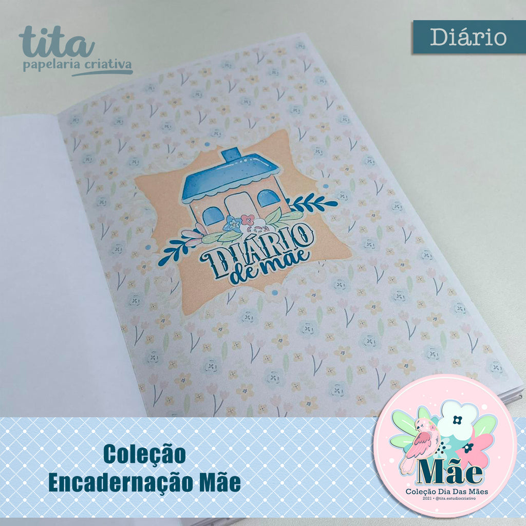 Diário de Oração- Menininhas Vintage - Encaderna com Amor