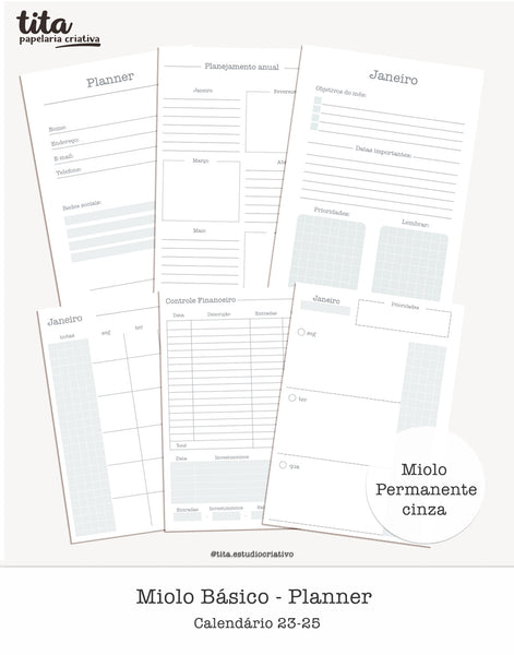 Miolos Básicos - Planner A5