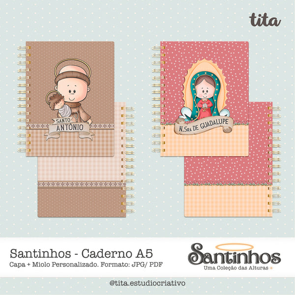 Santinhos 1  - Cadernos A5